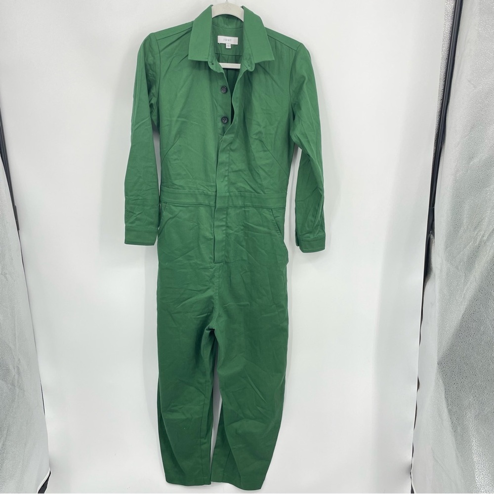 IGWT Yaki Coveralls in green‎ Twill Sz S made in USA long sleeve